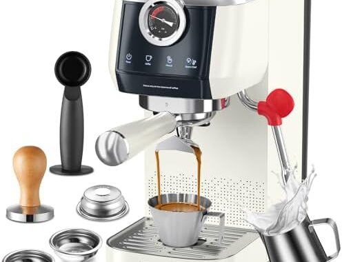 Tuni E2 58mm Espresso Machine – Dual Boiler (Immediate Milk Frothing) | PID NTC Temp Control | 20 Bar ULKA Pump | Stainless Steel Semi-Automatic Coffee Maker | Gift for Coffee Lovers